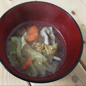 ☆豚肉と野菜のスープ☆